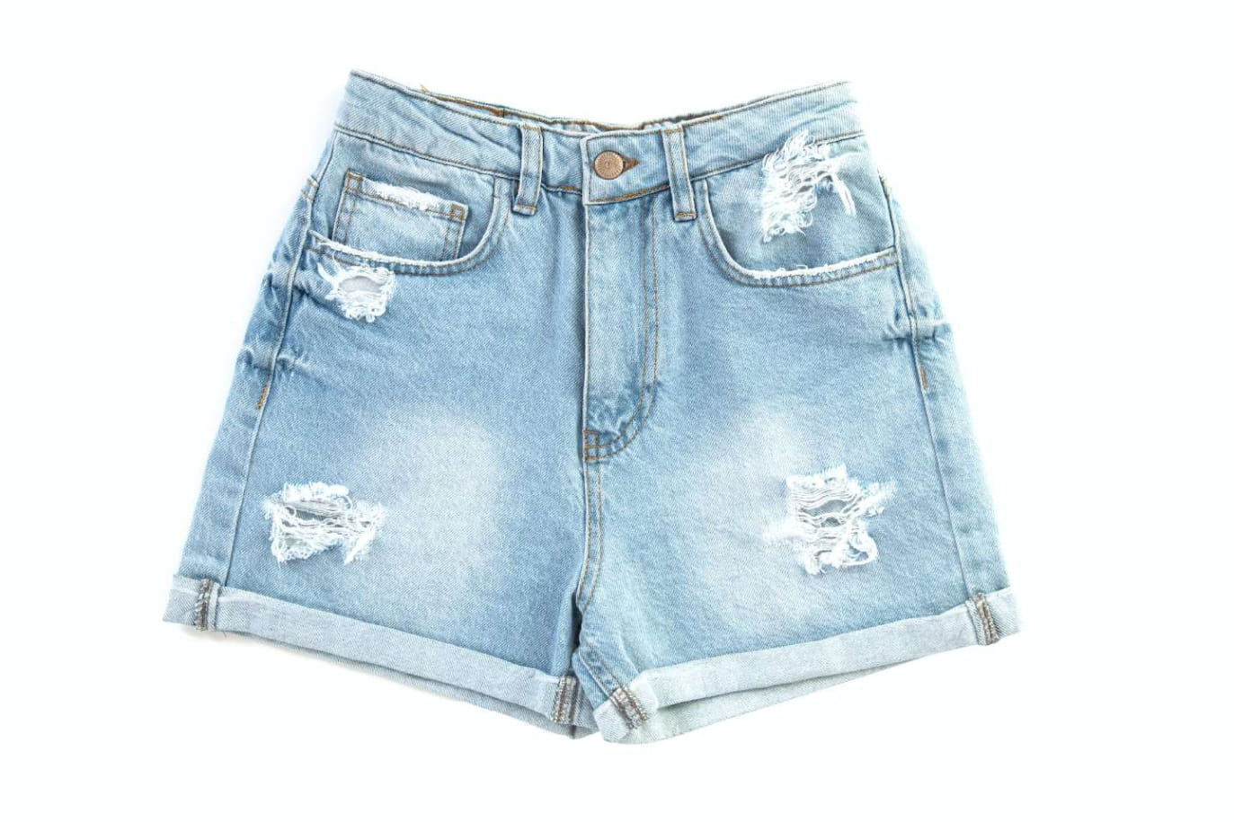 Shredded Jeans Hotpants