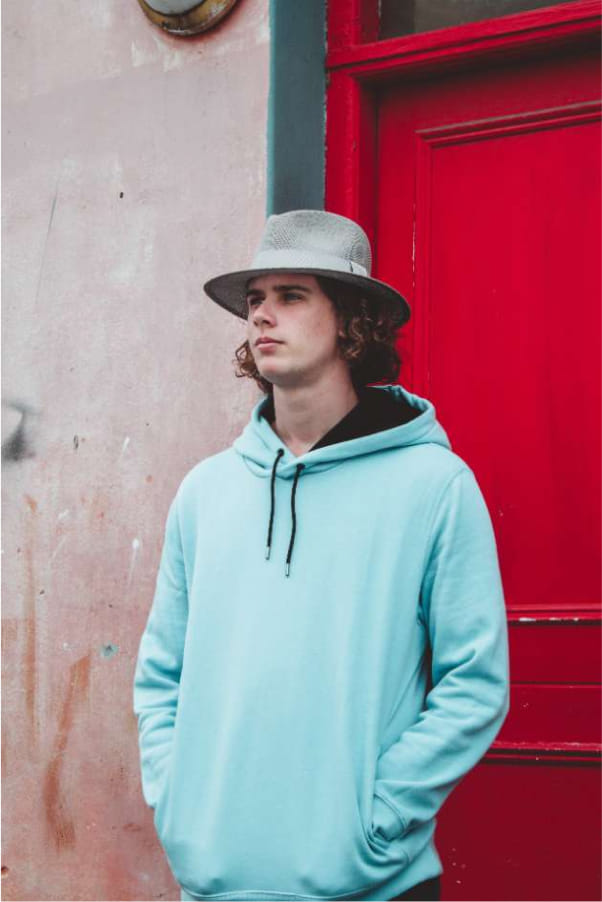 Turquoise Hoodie