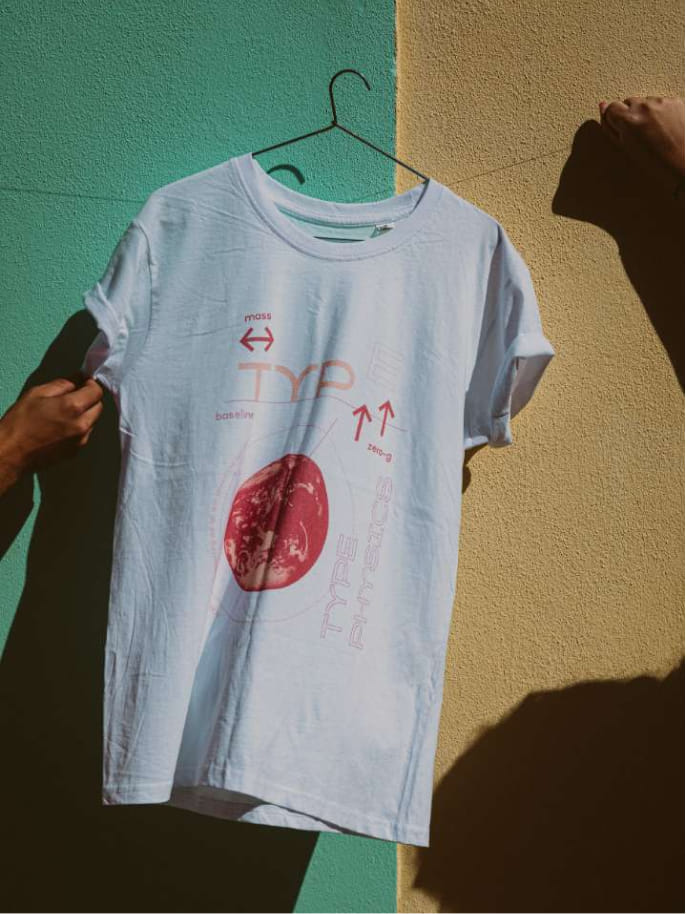 White Red T Shirt
